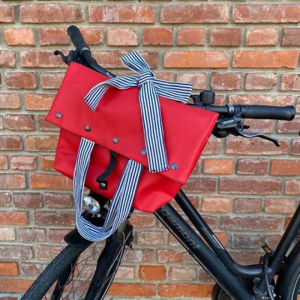 Bike torba crvena na prugice