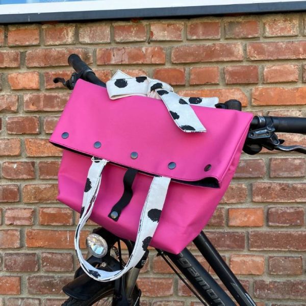 Bike torba pink točkice